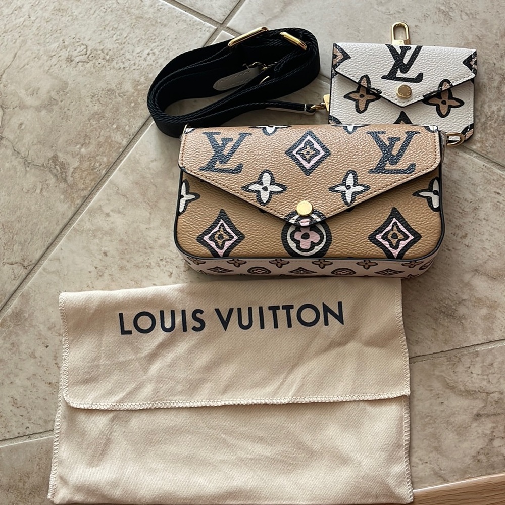 SOLD !!!Louis Vuitton brand new - Wild at Heart Felicie Strap n Go